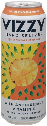 vizzy hard seltzer pineapple mango 473 ml single can edmonton liquor delivery